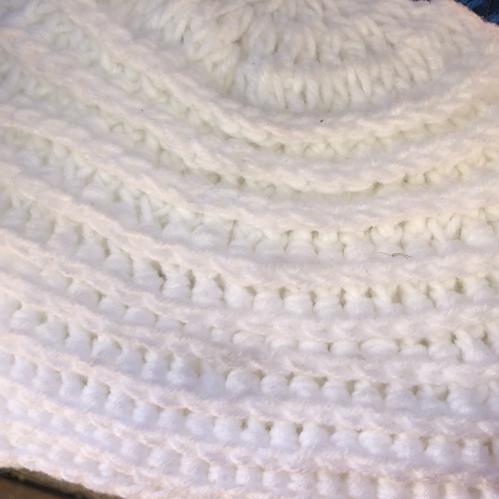 Hand knitted hat